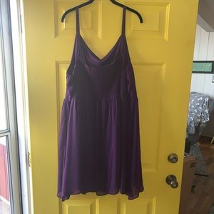 Torrid purple skater dress